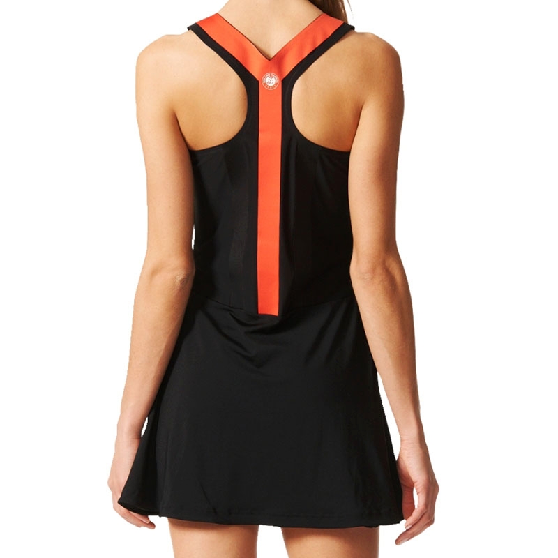 Adidas Roland Garros Y3 Women's Tennis Dress Black/red